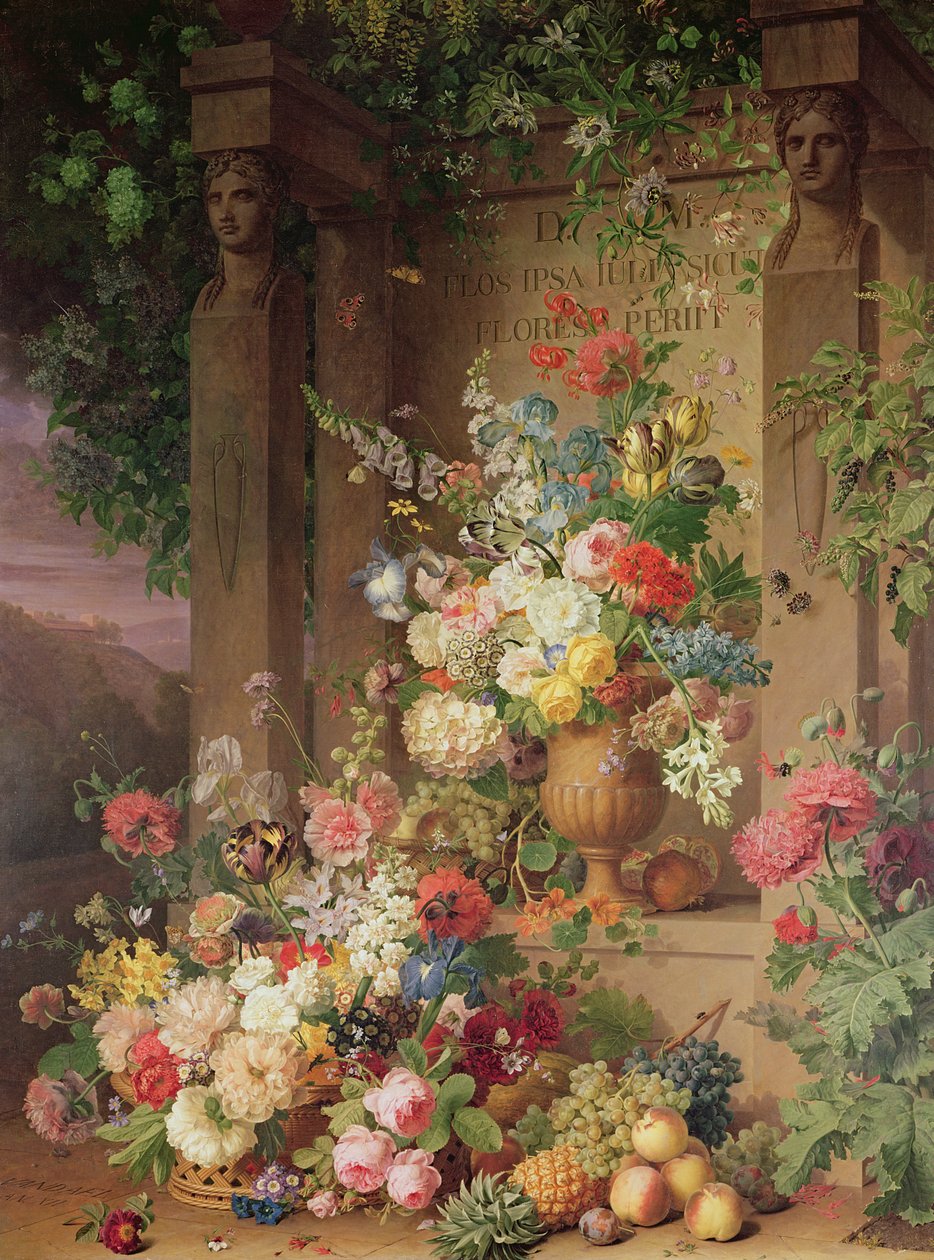 Het graf van Julie, 1803 door Jan Frans van Dael