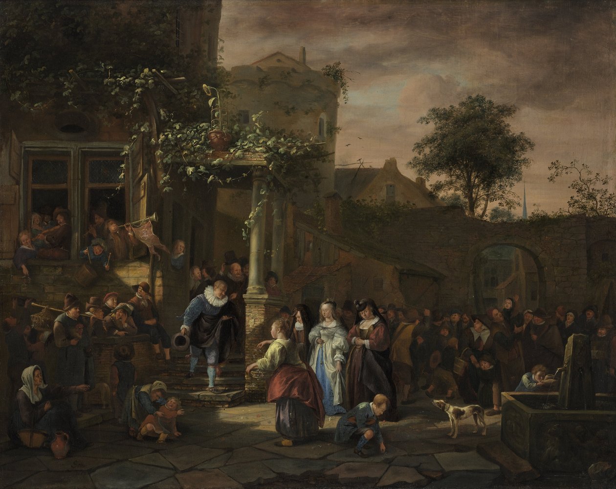 De dorpsbruiloft door Jan Havickszoon Steen