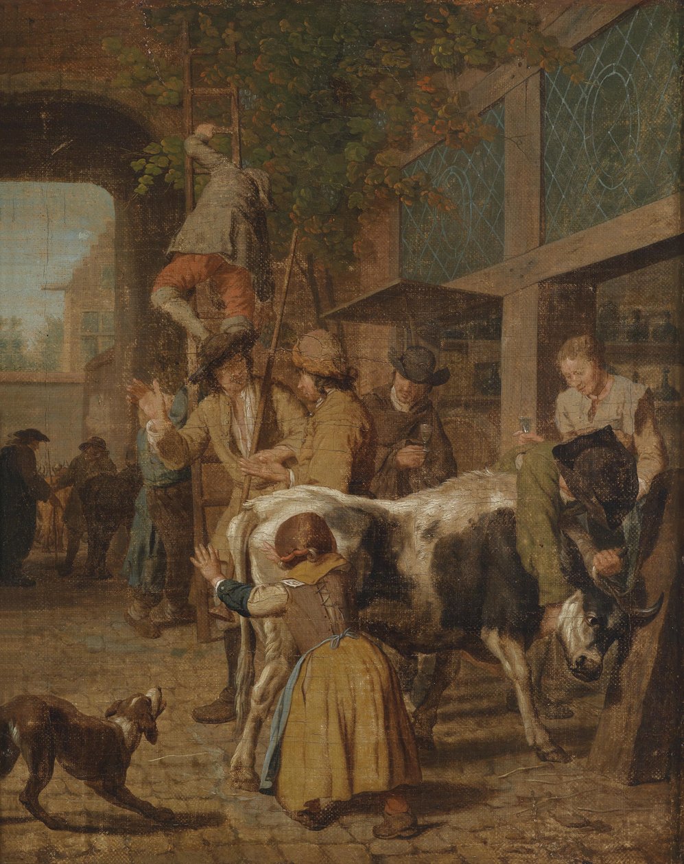 Vee markt door Jan Josef the Elder Horemans