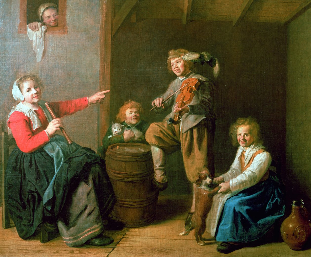 Het Muzikale Gezelschap, 17e eeuw door Jan Miense Molenaer