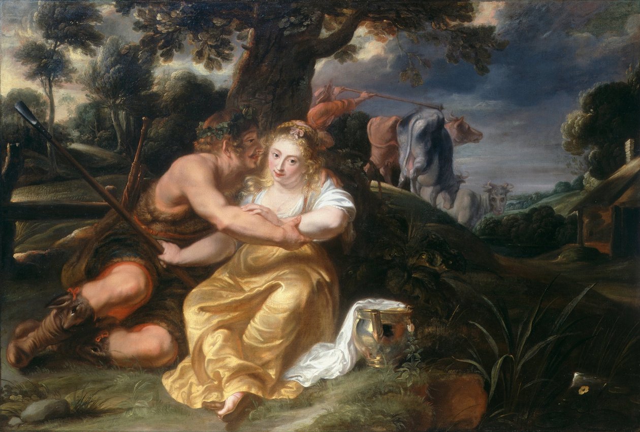 Herder en herderin door Jan Thomas