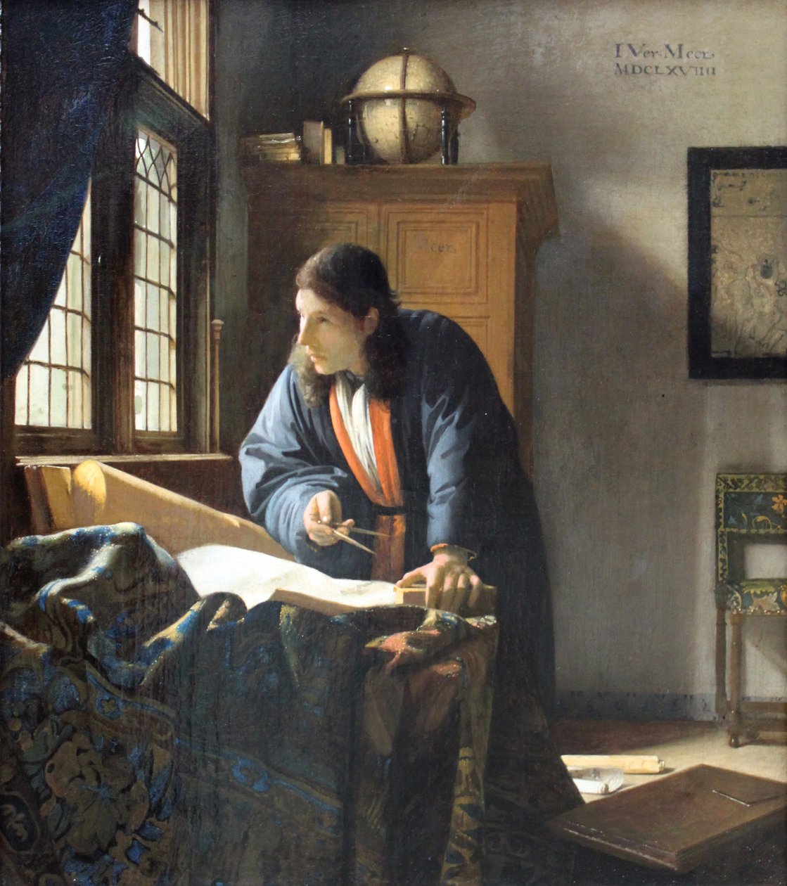 De Geograaf door Jan Vermeer van Delft