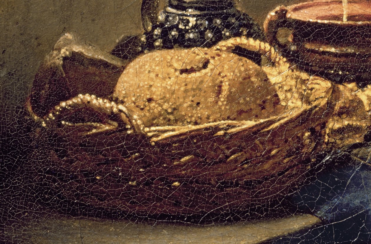 Het melkmeisje, ca. 1658-60 (detail) door Jan Vermeer van Delft