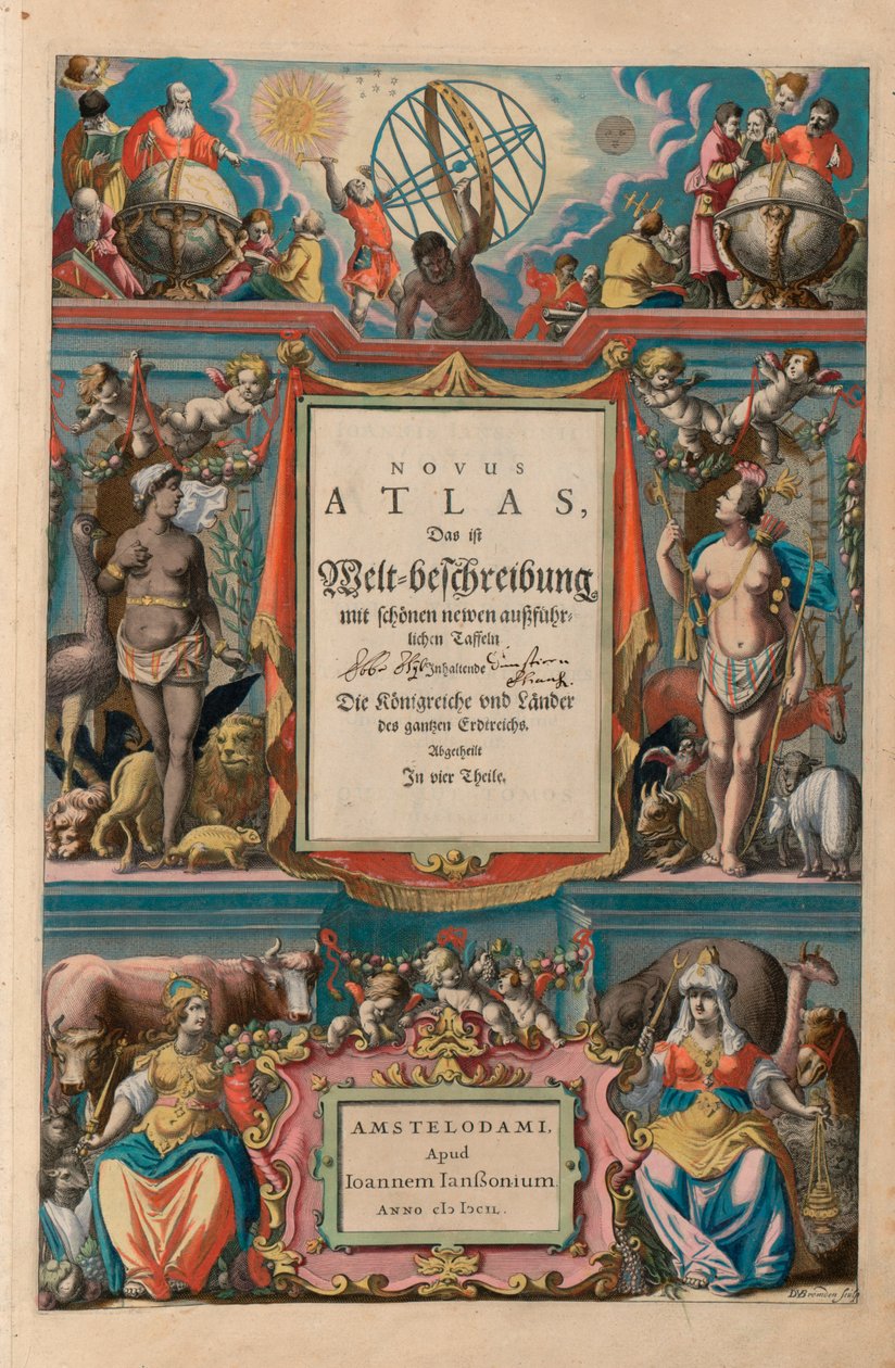 Novus atlas door Jan og Jodocus Hondius Janssonius