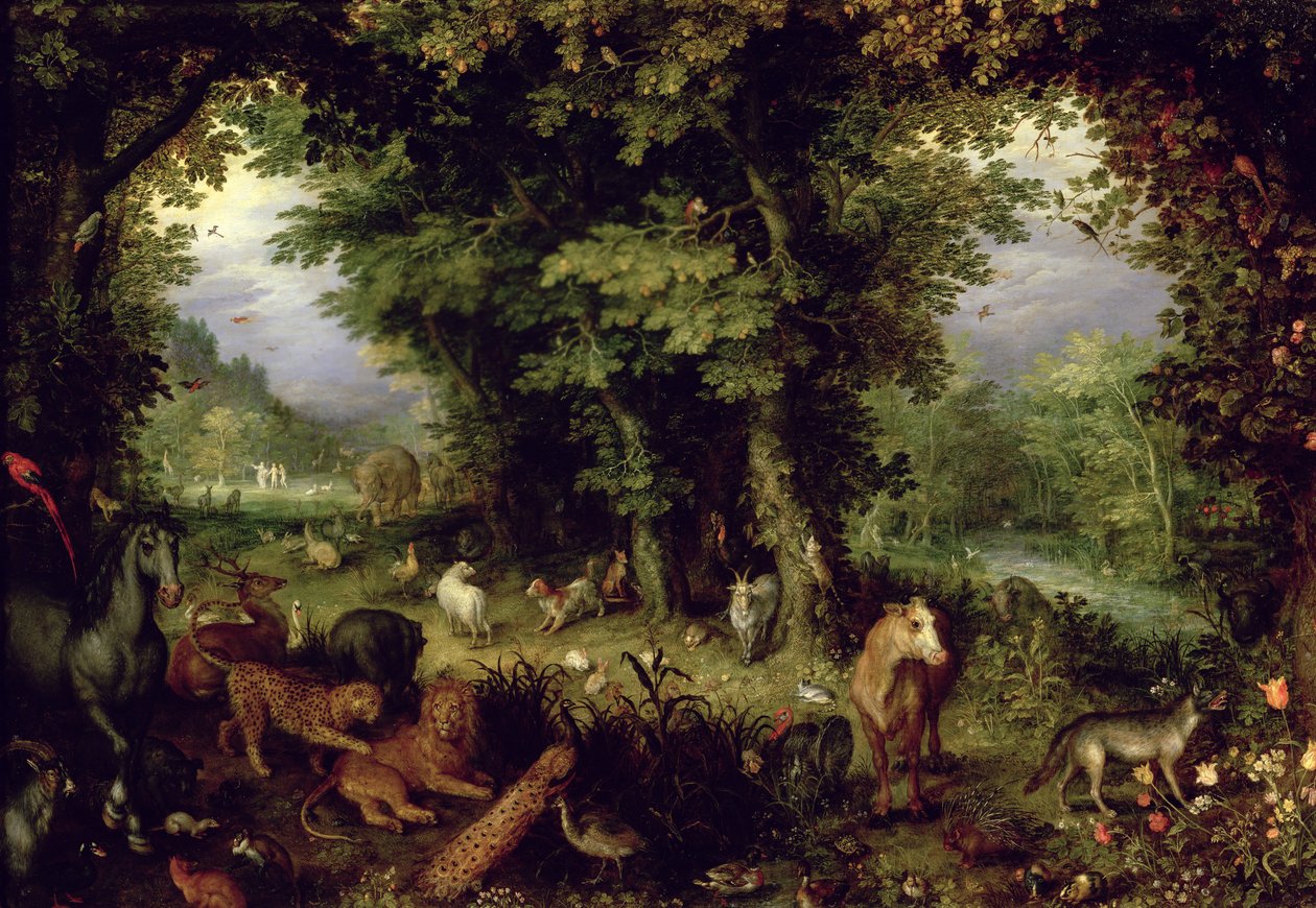 Aarde of Het Aardse Paradijs, 1607-08 door Jan the Elder Brueghel
