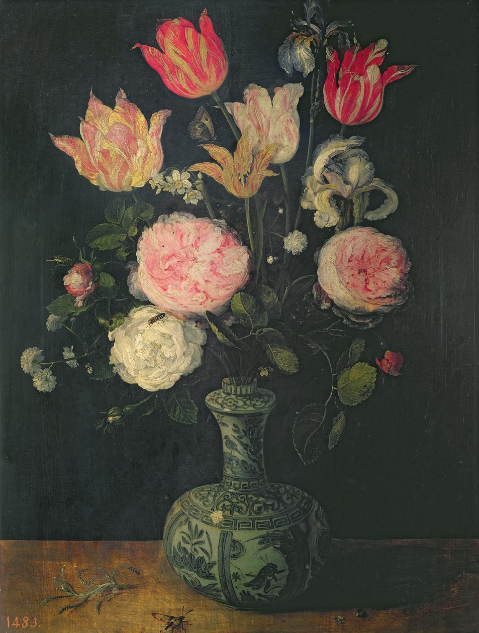 Stilleven van bloemen door Jan the Elder Brueghel