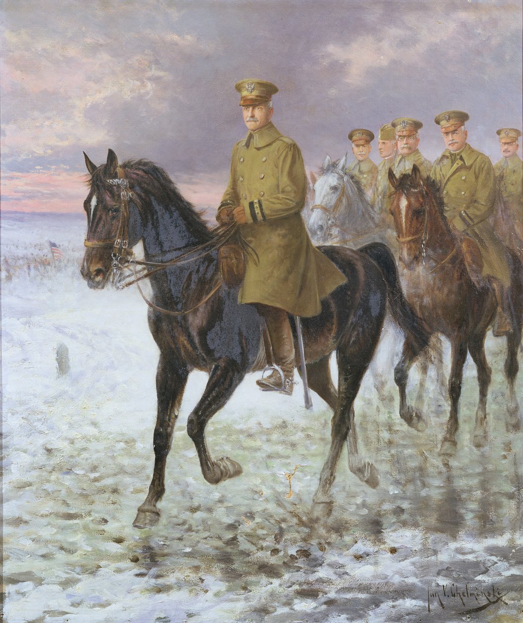 Generaal John J. Pershing (1860-1948) door Jan van Chelminski