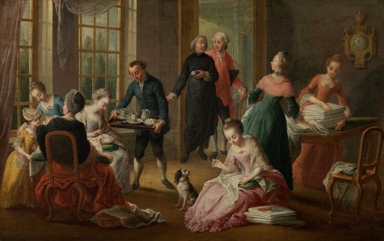 Middagthee door Jan Anton Garemyn