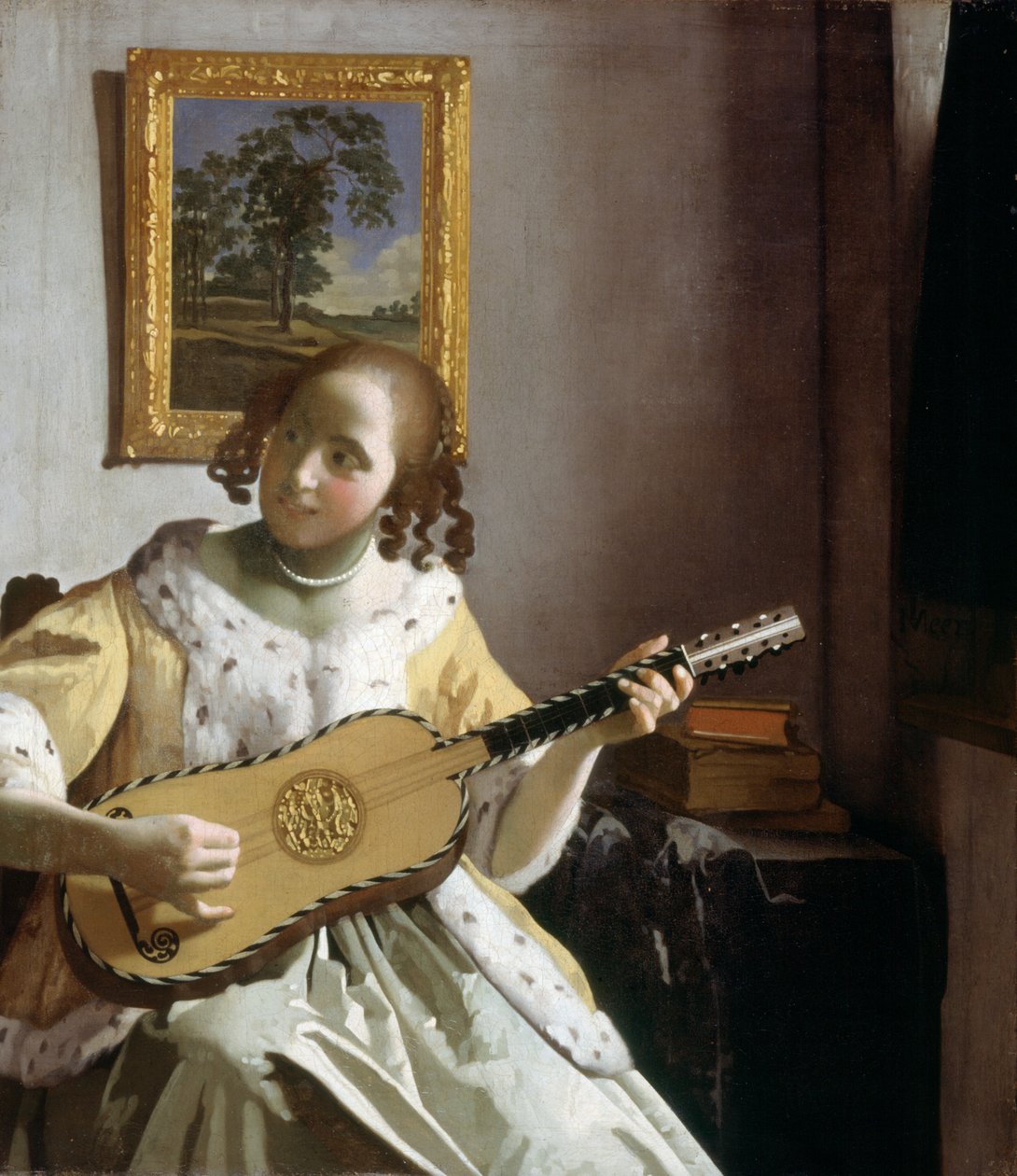 De Gitaarspeler door Jan Vermeer van Delft