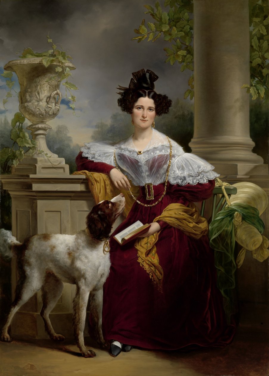 Portret van Alida Christina Assink door Jan Adam Kruseman