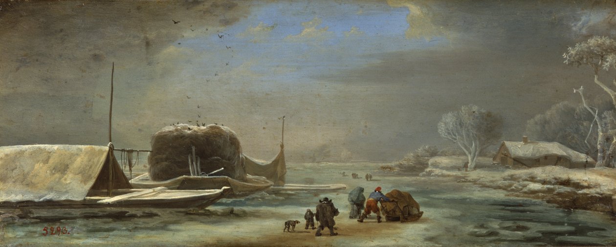 Winterscène door Jan Asselyn