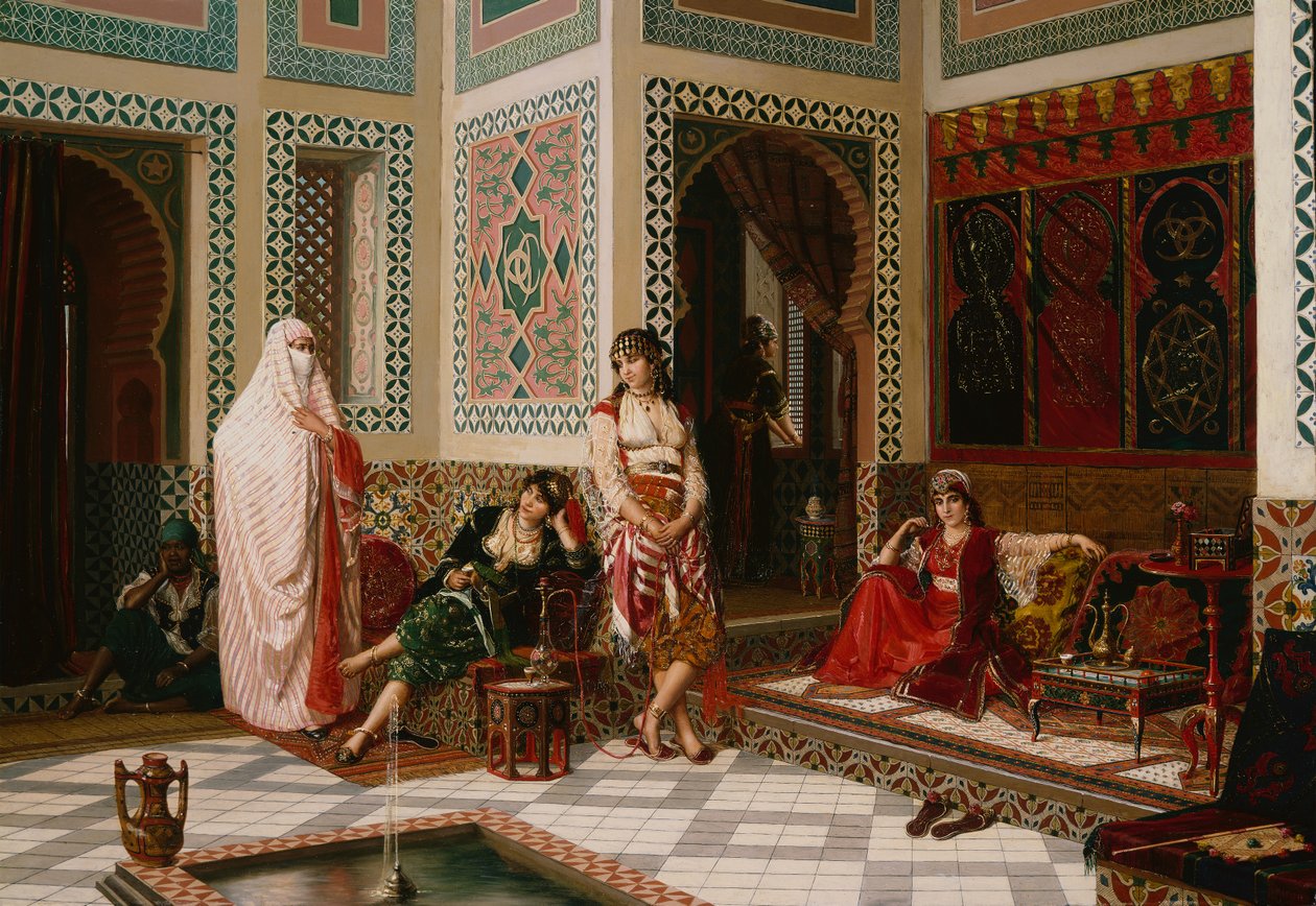 In de harem door Jan Baptist Huysmans