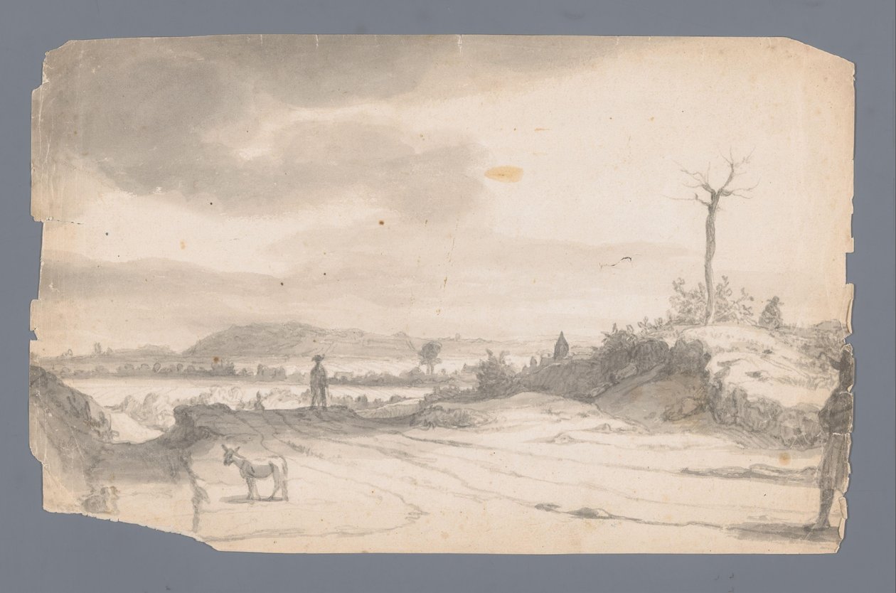 Landschap bij Renkum door Jan Brandes