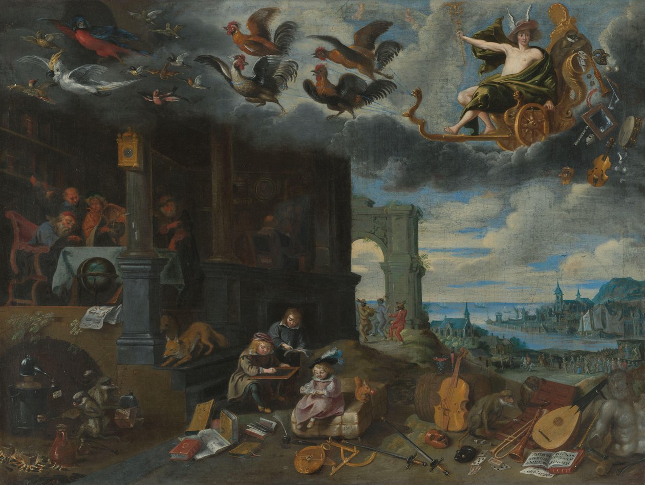 De kinderen van de planeet Mercurius door Jan Brueghel (II)