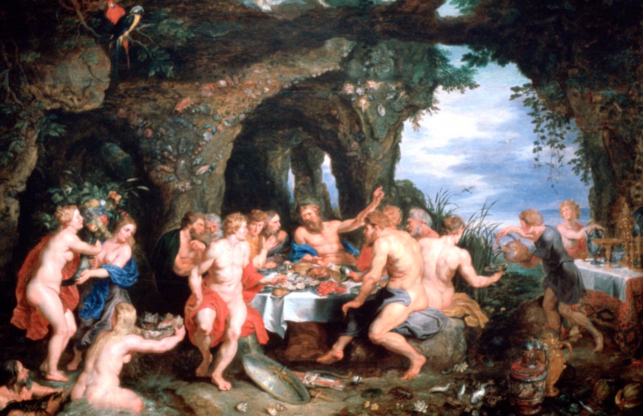 Feest van Achelous door Jan Brueghel the Elder