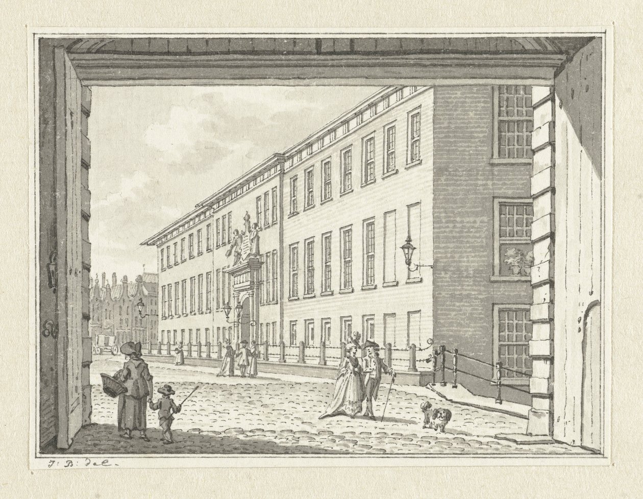 Burgerweeshuis te Rotterdam door Jan Bulthuis