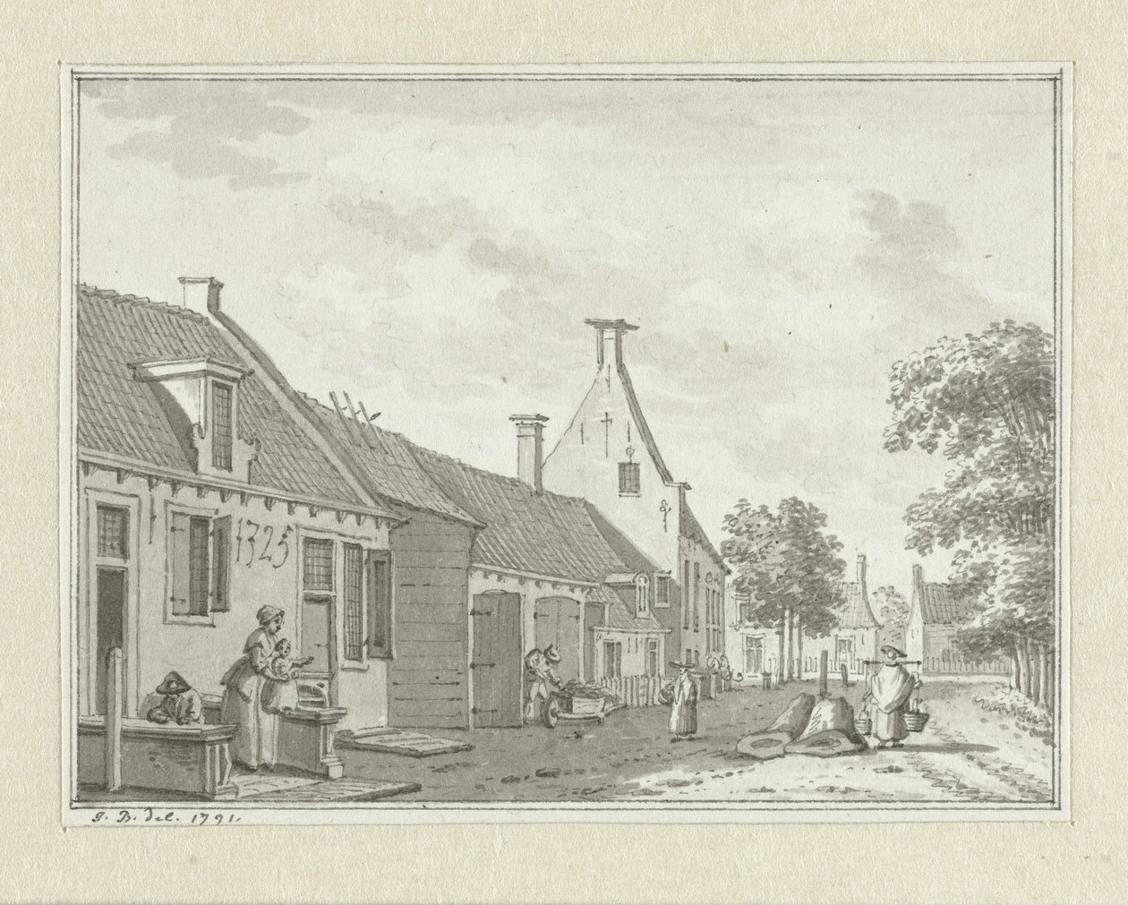 Gezicht te Biggekerke door Jan Bulthuis