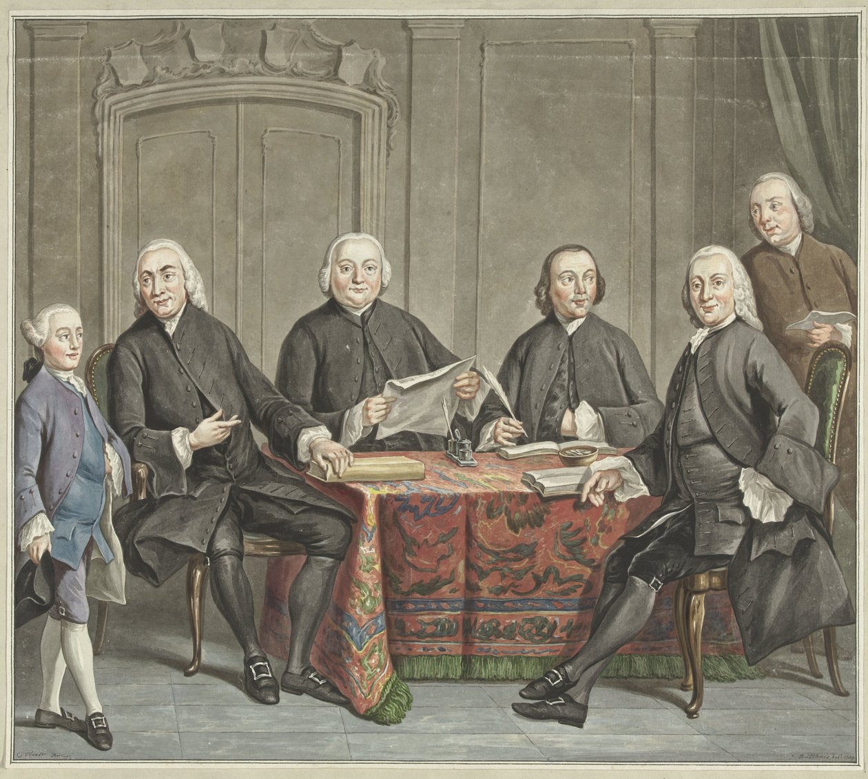 Regentenstuk, 1789 door Jan Bulthuis