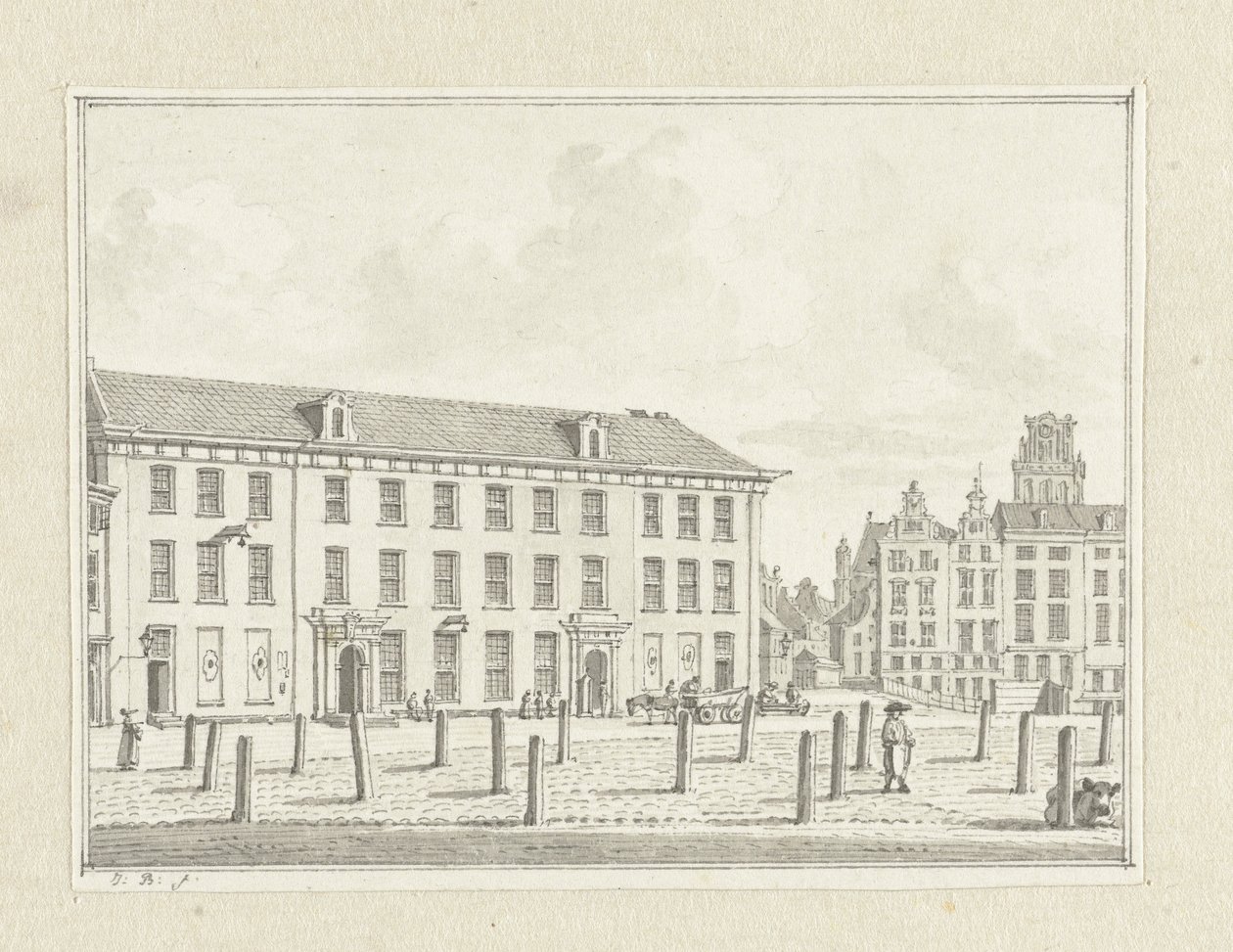 Zakkendragershuis te Rotterdam door Jan Bulthuis