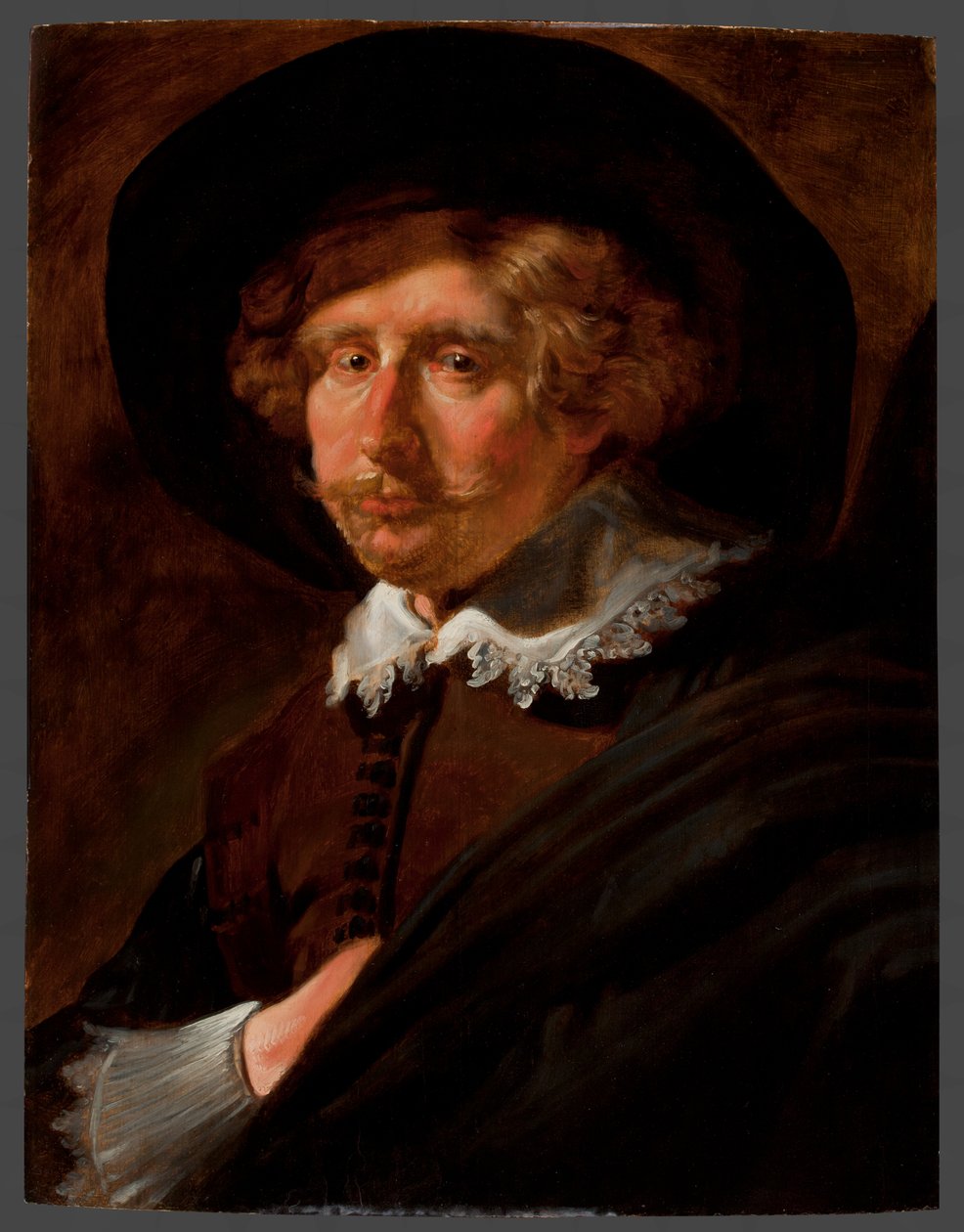 Portret van een man door Jan Cossiers