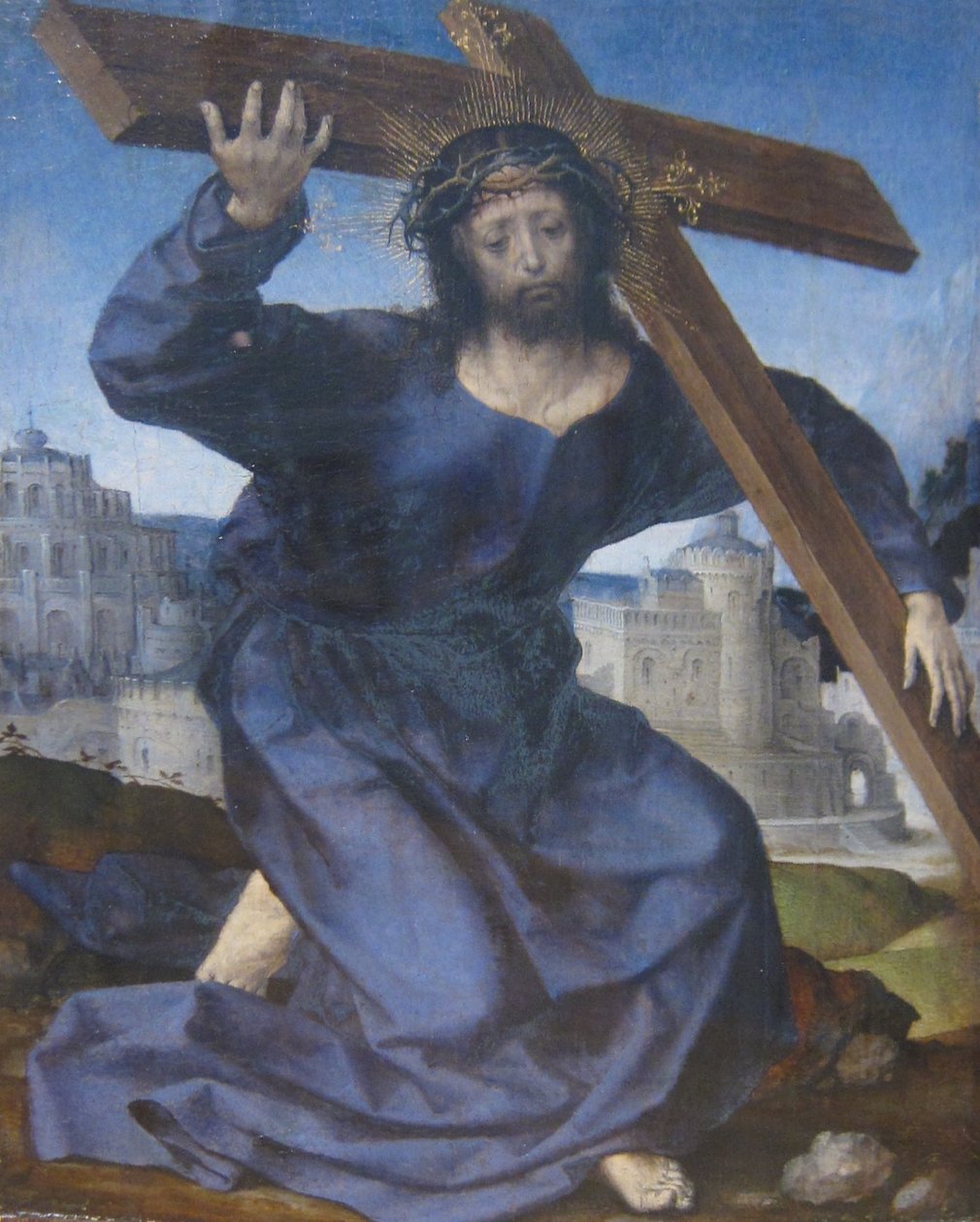 Christus draagt het kruis door Jan Gossaert