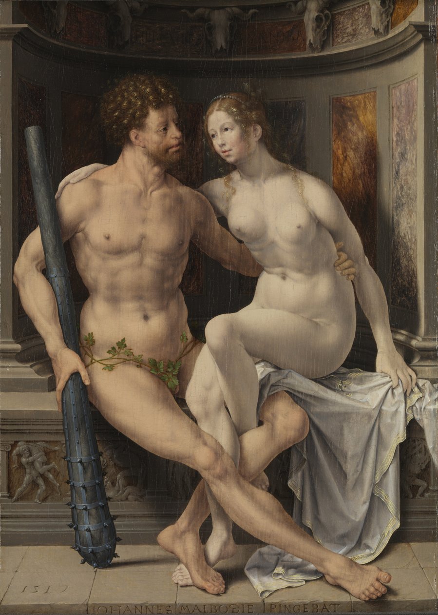 Hercules en Deianeira, 1517 door Jan Gossaert
