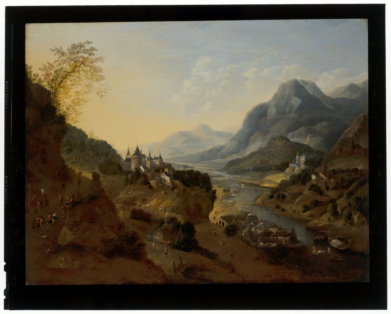Rivierlandschap door Jan Griffier