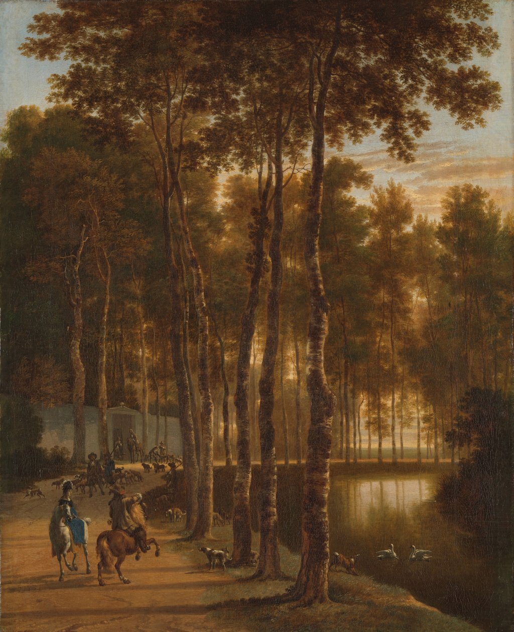 De Laan van Berken door Jan Hackaert