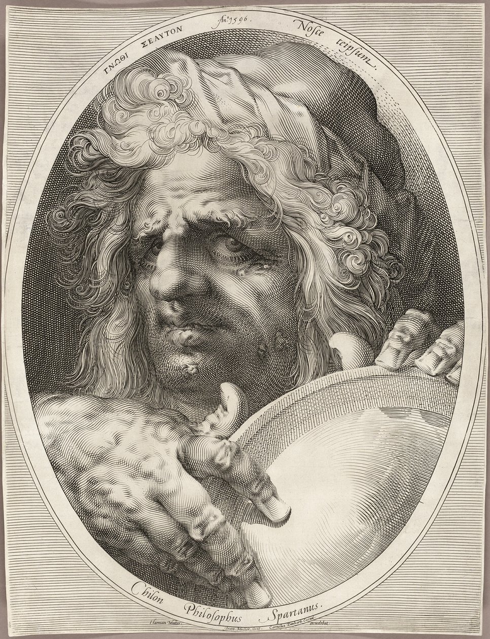 Chilon van Sparta door Jan Harmensz. Muller