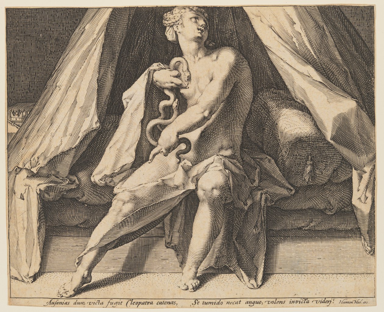Cleopatra door Jan Harmensz. Muller