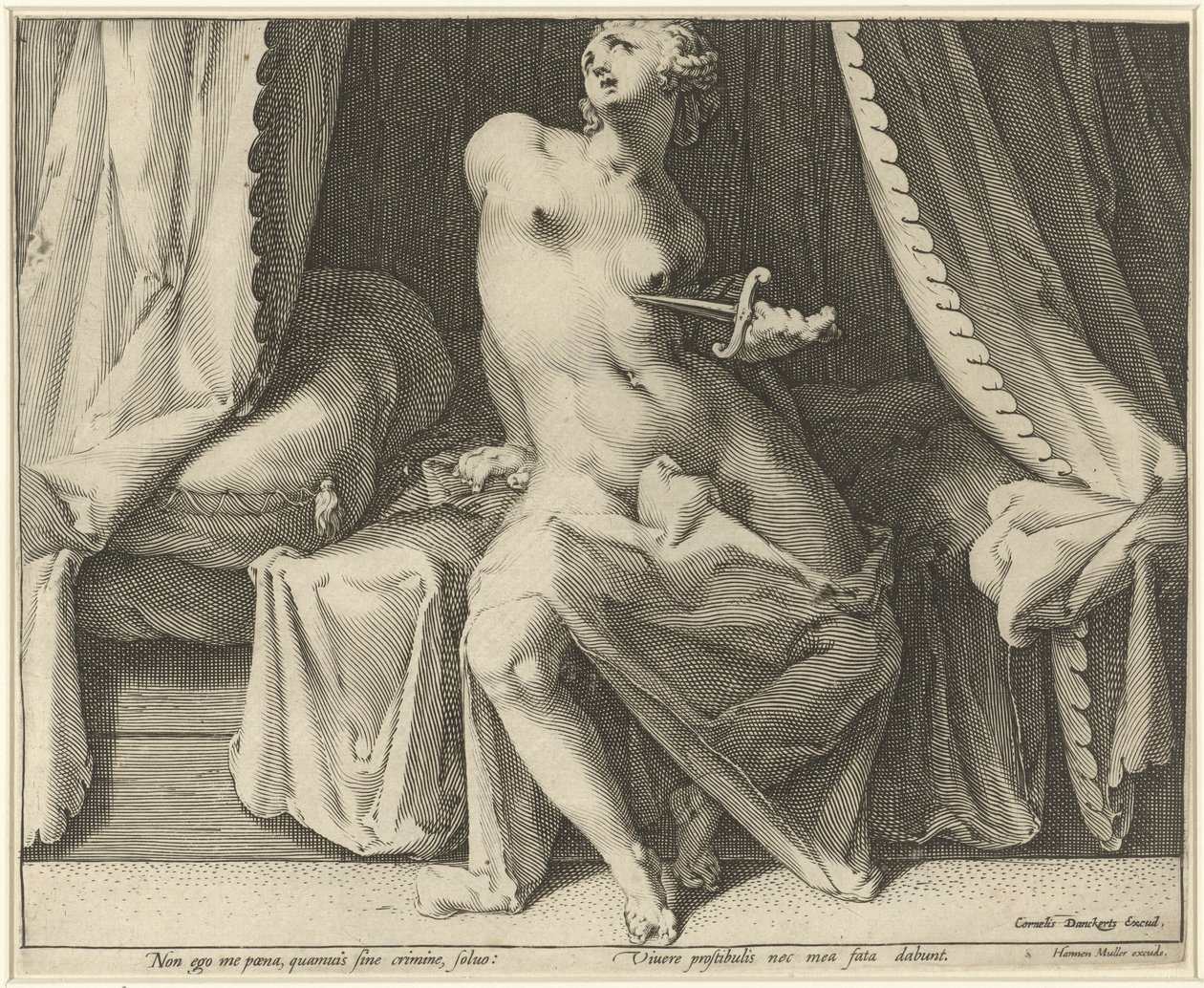 Dood van Lucretia door Jan Harmensz. Muller