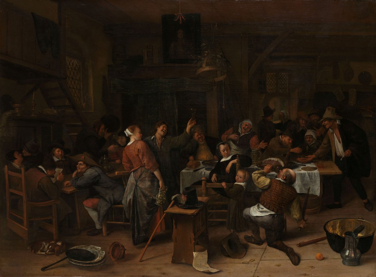 Prinsjesdag door Jan Havicksz. Steen