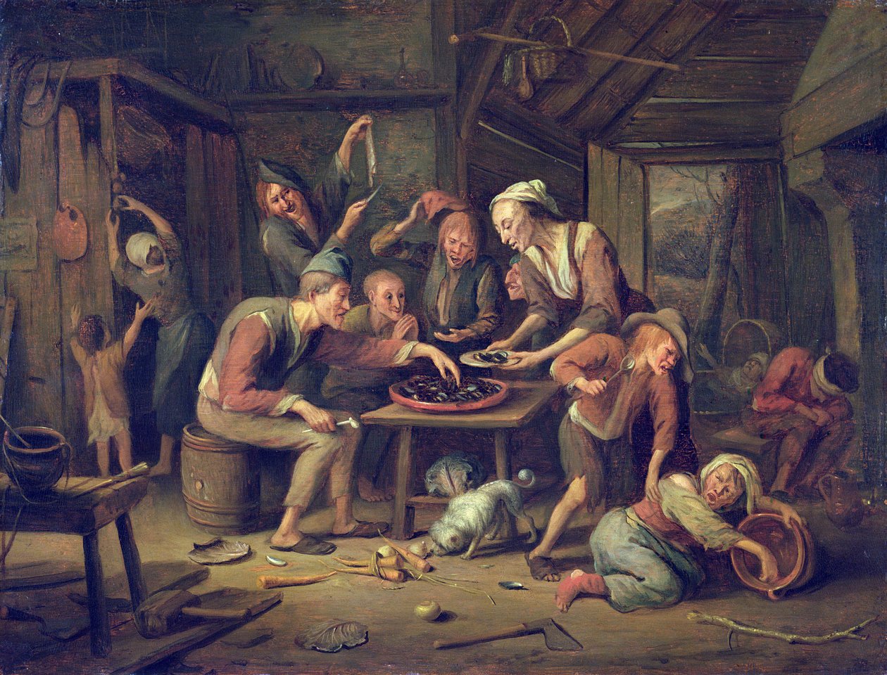 De magere keuken door Jan Havickszoon Steen