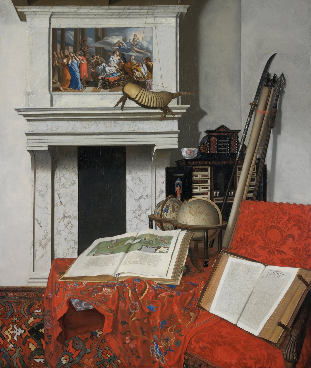 Stilleven met zeldzaamheden door Jan Heyden van der