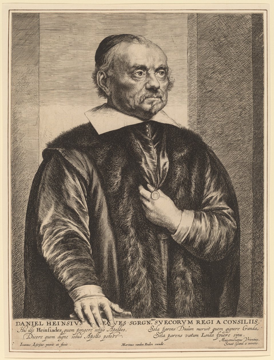 Daniel Heinsius door Jan Lievens