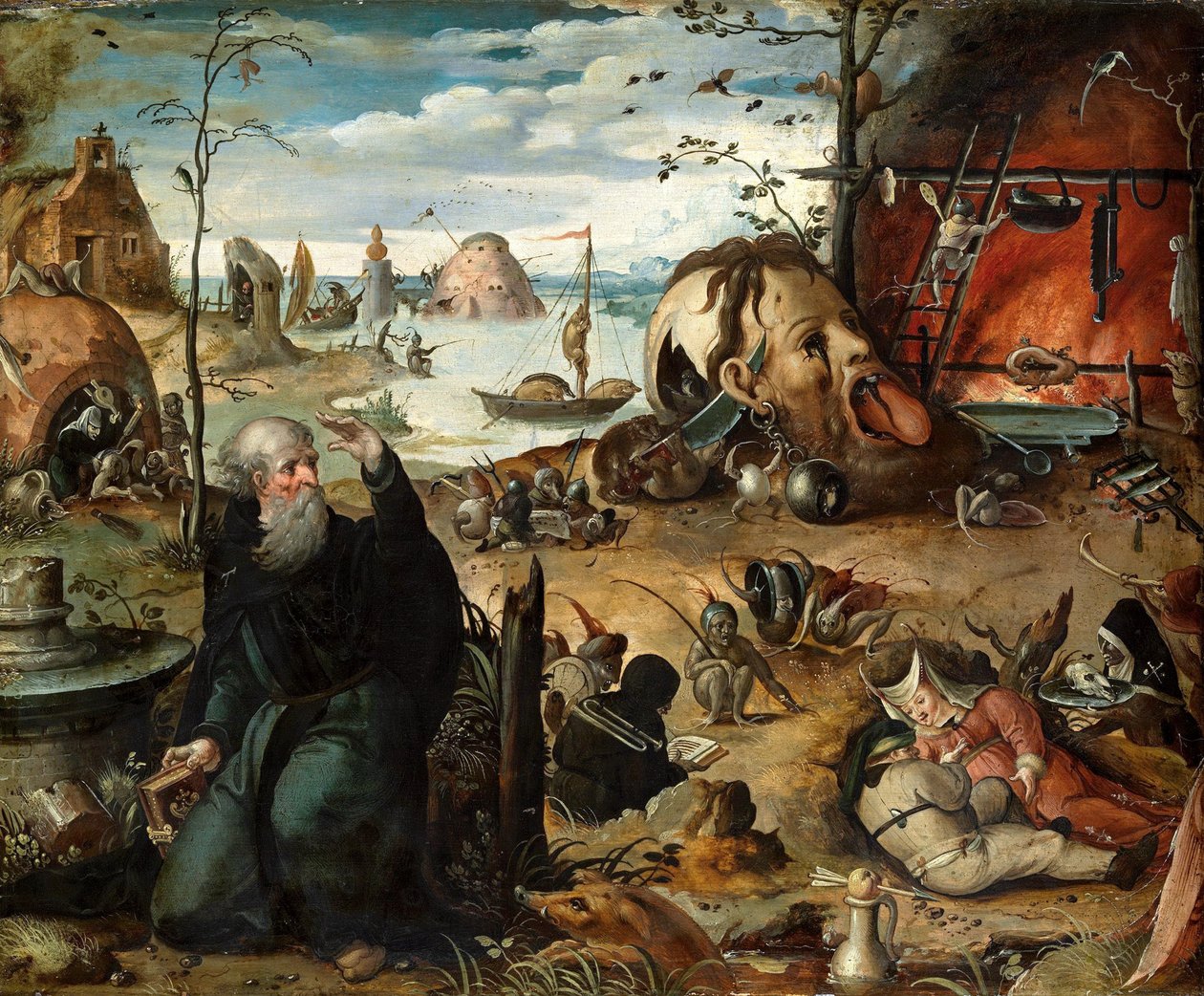 De Verleiding van Sint Antonius door Jan Mandyn