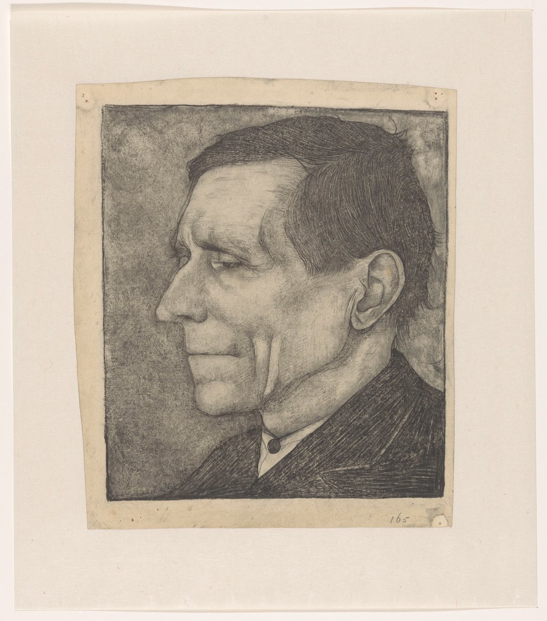 Portret van Beint Mankes I door Jan Mankes