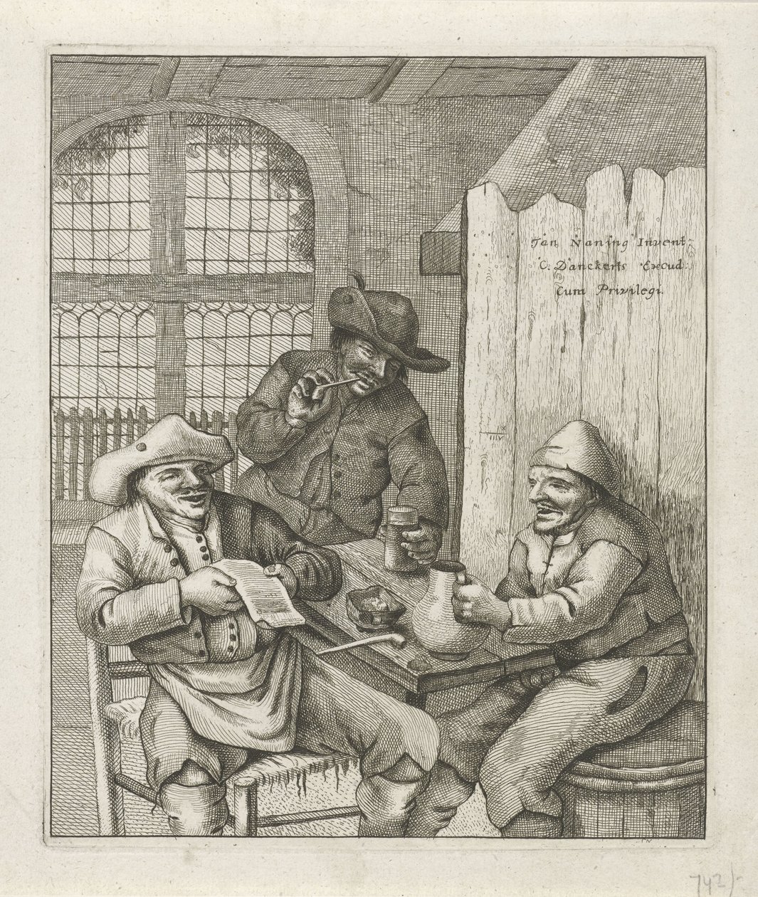 Boerengezelschap door Jan Naning