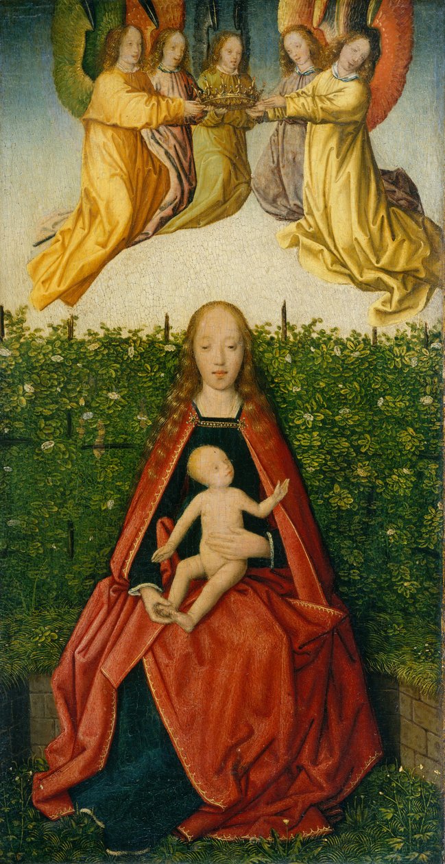 Maagd en kind, ca. 1495-1500 door Jan Provoost