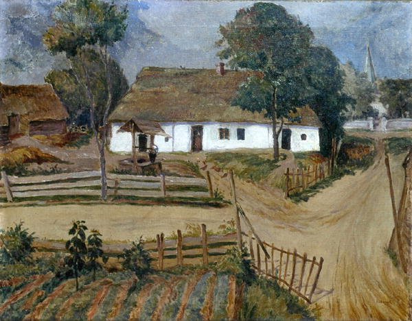 Boerderij, ca. 1925 door Jan Rubczak