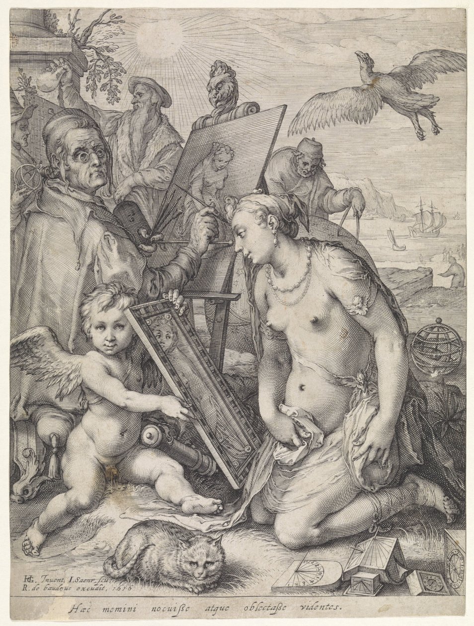 Allegorie op de waarneming door Jan Saenredam