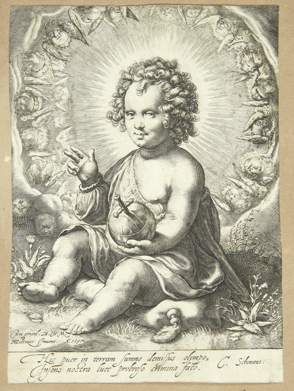Salvator Mundi door Jan Saenredam