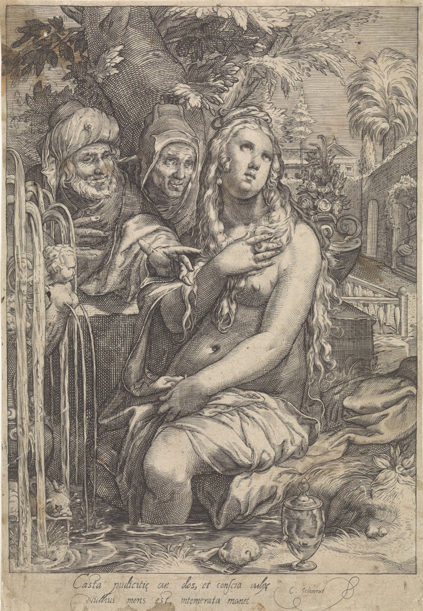 Susanna en de ouderlingen door Jan Saenredam