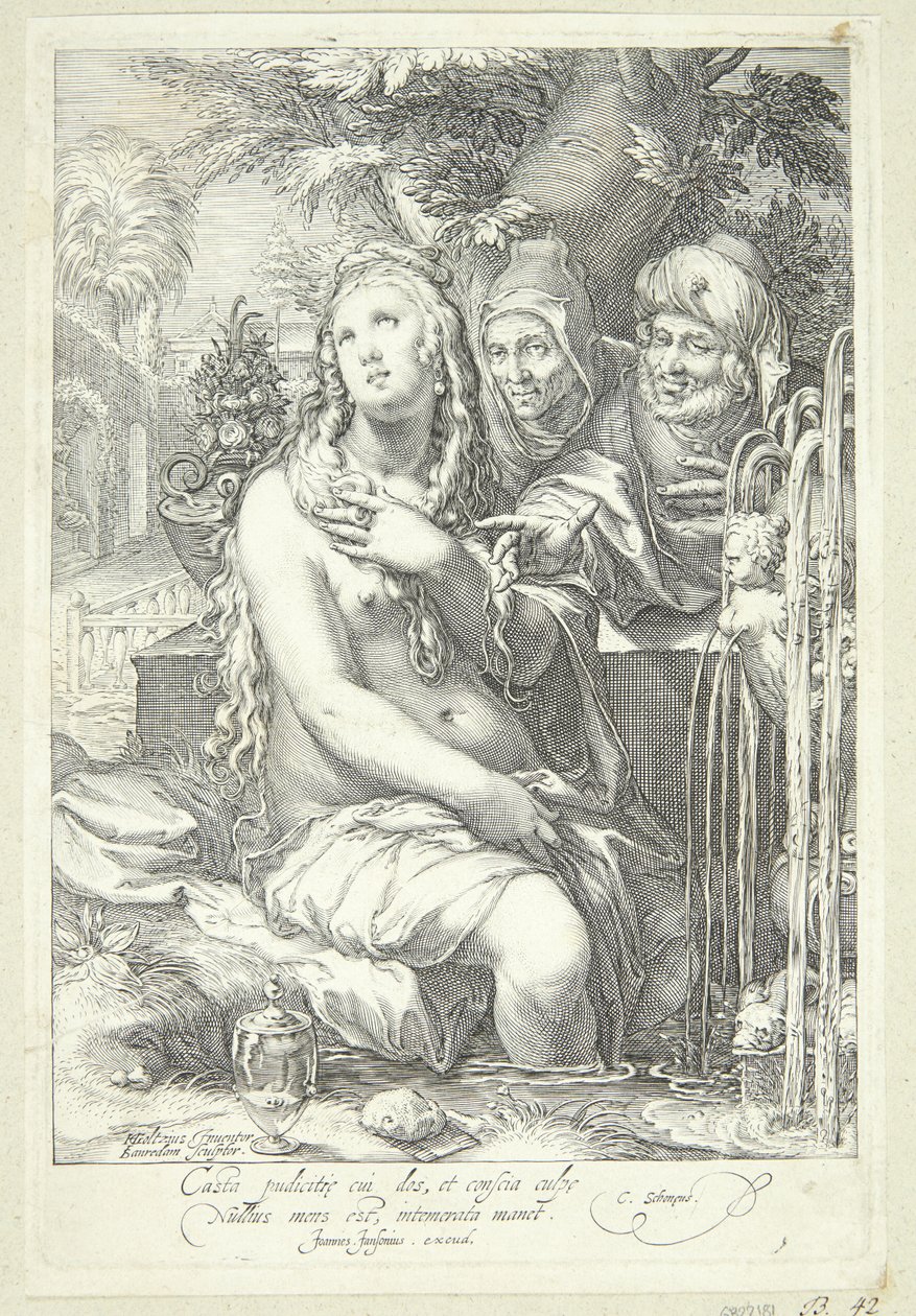 Susanna en de ouderlingen door Jan Saenredam