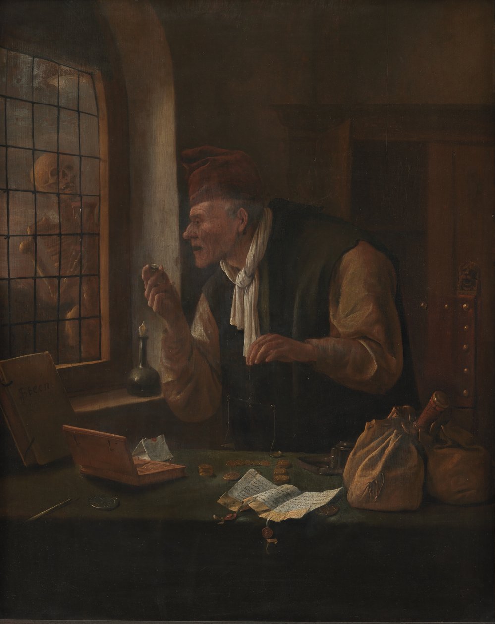 De vrek door Jan Steen