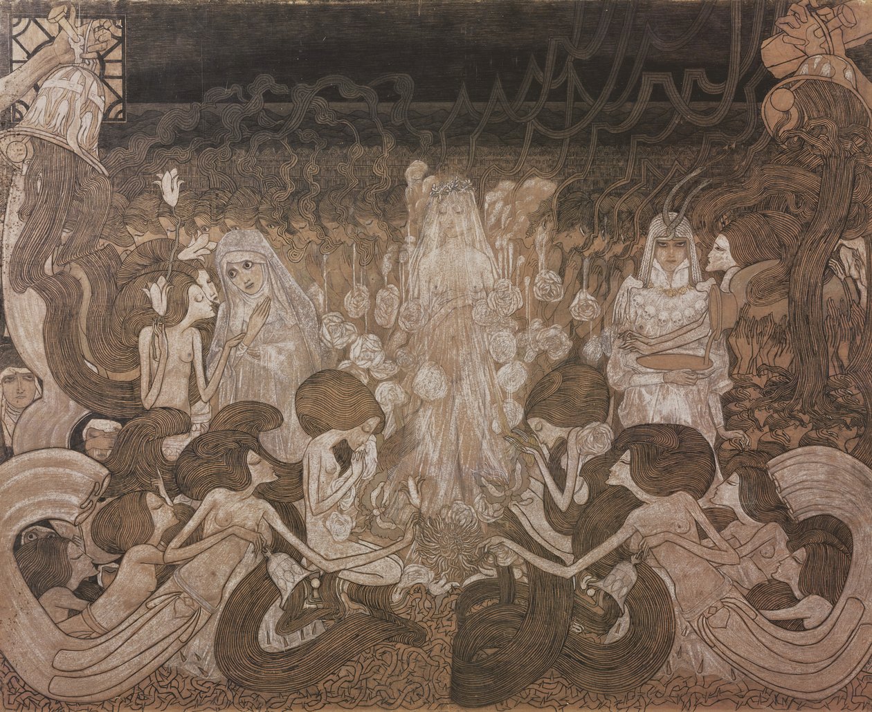 De drie verloofden door Jan Toorop