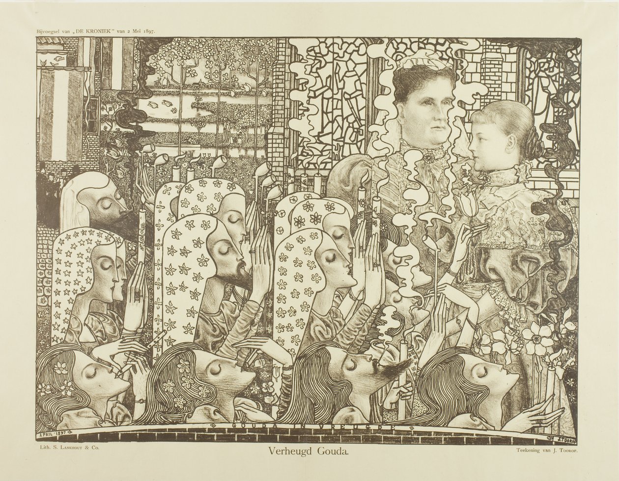 Blije Gouda door Jan Toorop