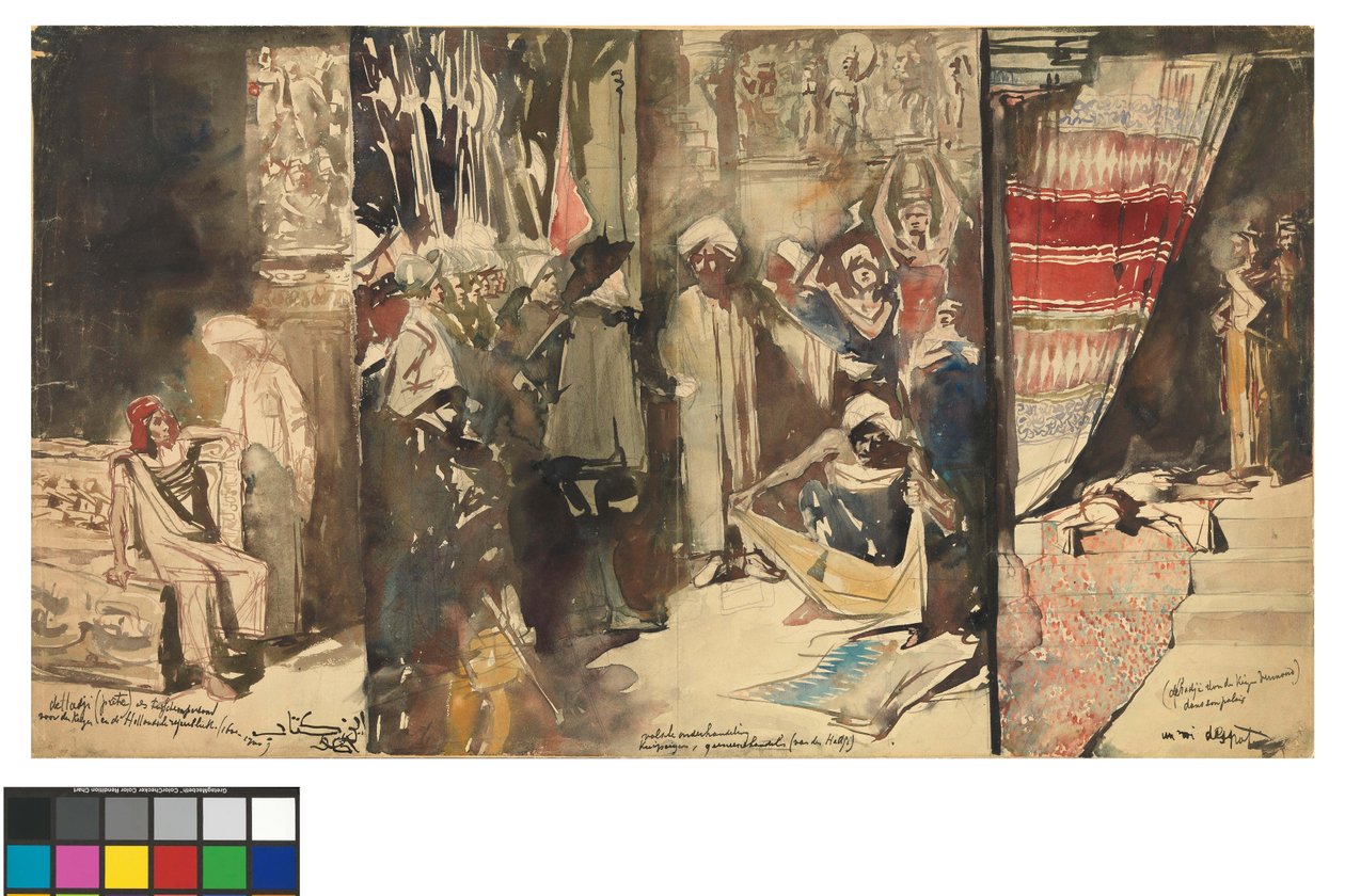 Groot Indiaas drieluik door Jan Toorop