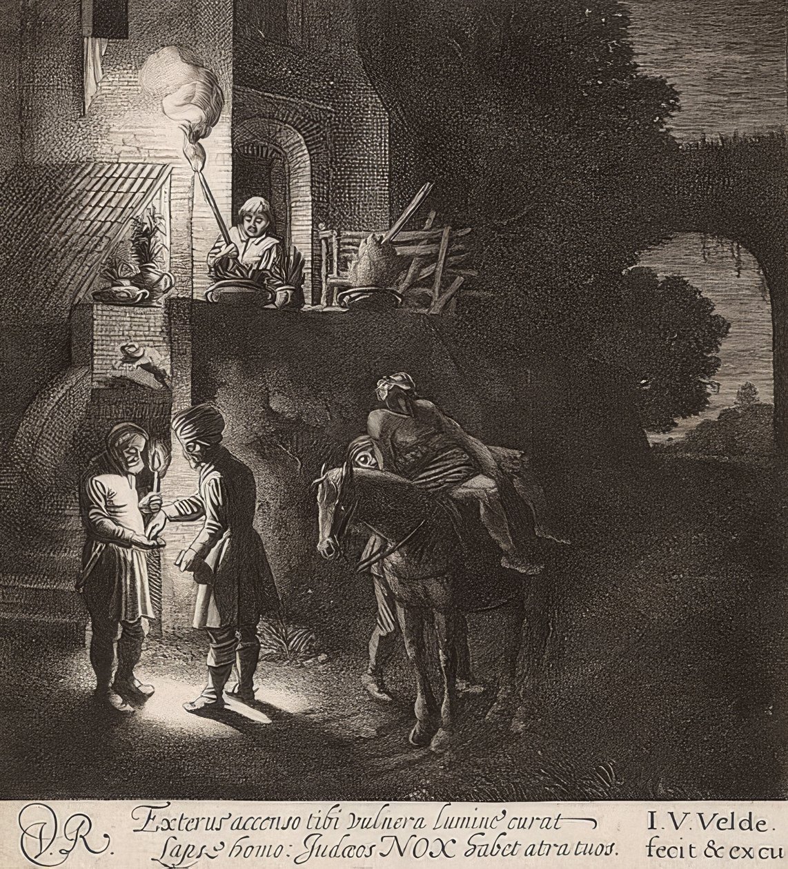 De barmhartige Samaritaan door Jan Van de Velde