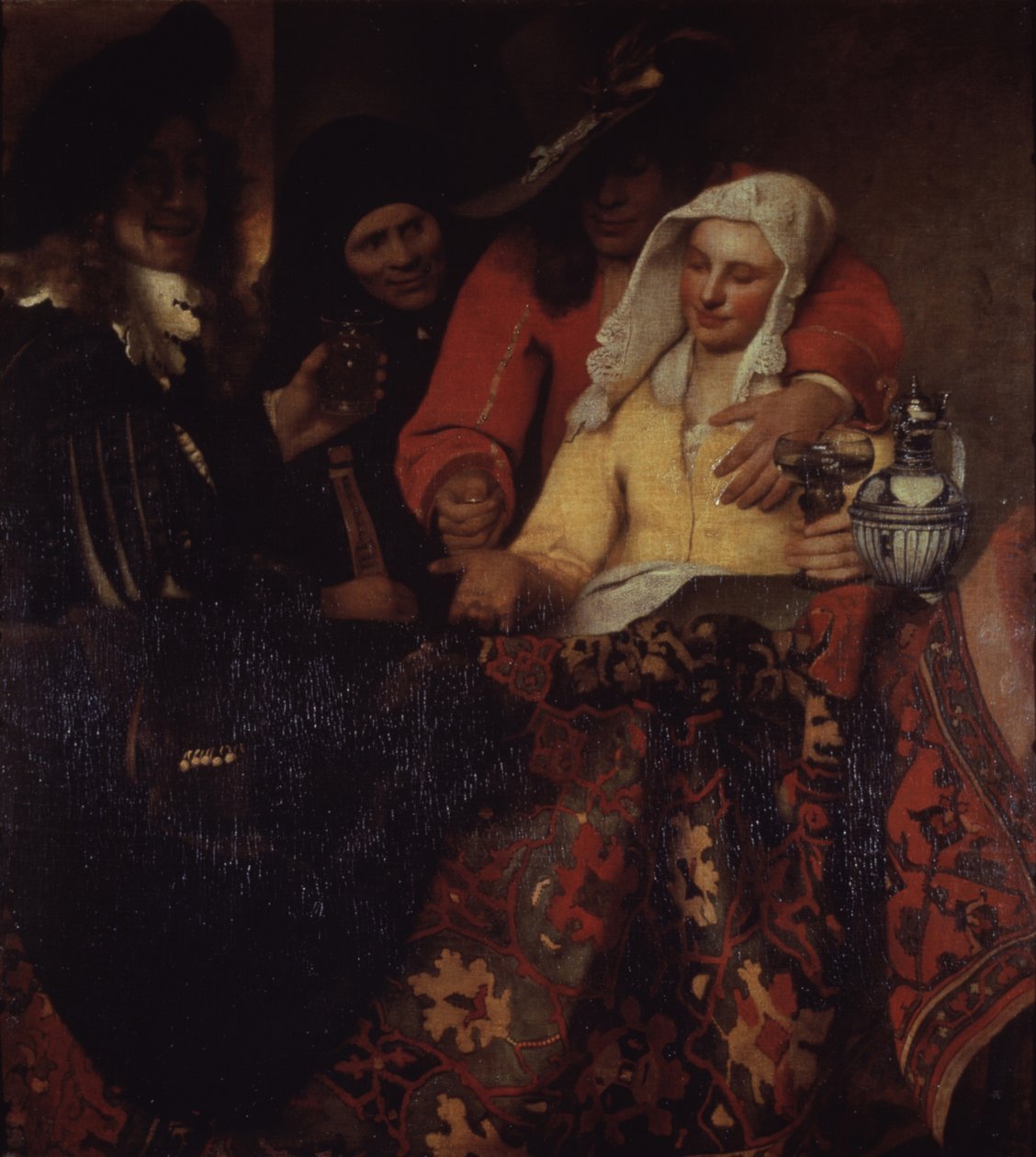 De koppelaarster, 1656 door Jan Vermeer van Delft